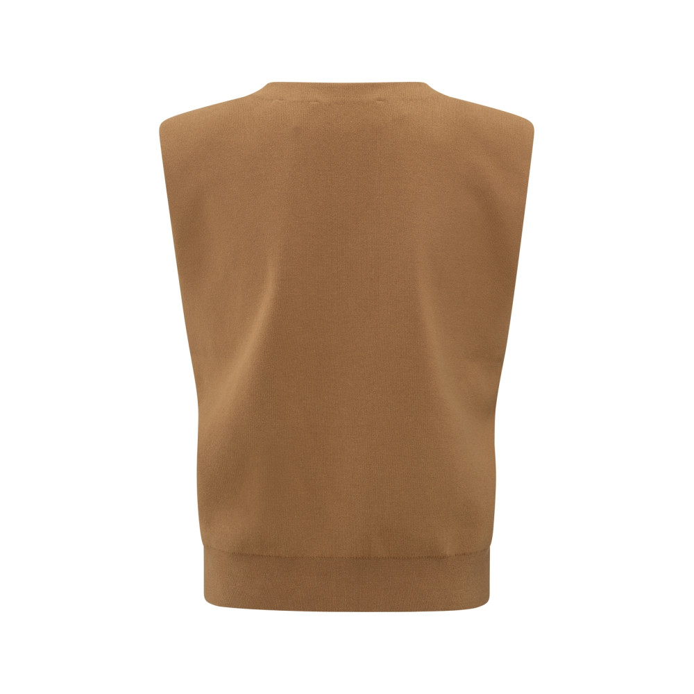 Knitted spencer CHIPMUNK BROWN 1-010107-505-71044