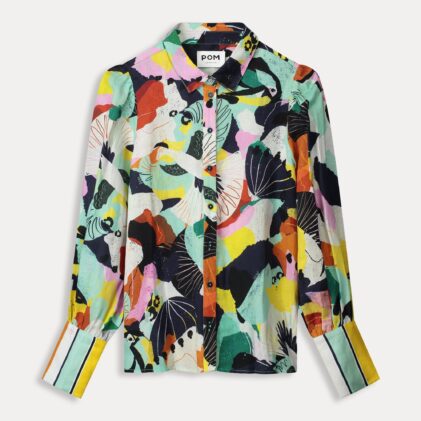 Blouse POM paradise linen