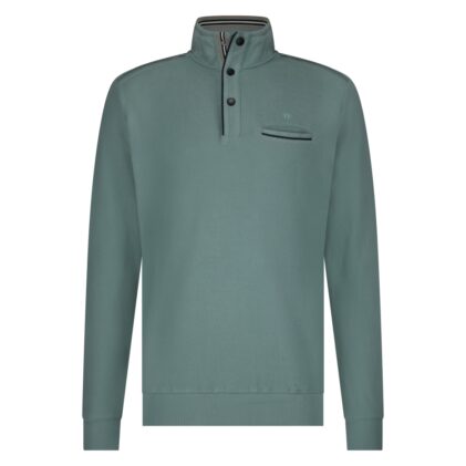 Pullover half zip jacquard Mint green 51.2611-175