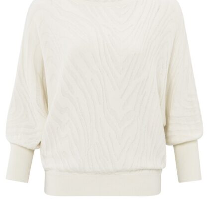 Jaquard sweater OFF WHITE 1-000452-503-99986