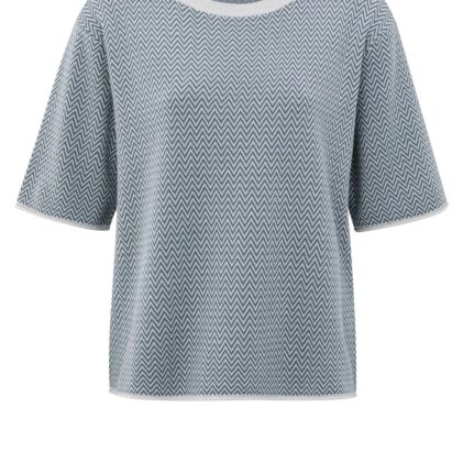 T-shirt zigzag LIGHT GREY 1-000488-508-990011