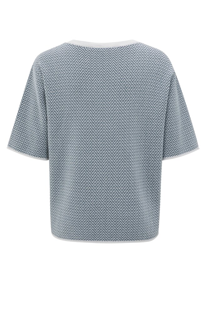 T-shirt zigzag LIGHT GREY 1-000488-508-990011