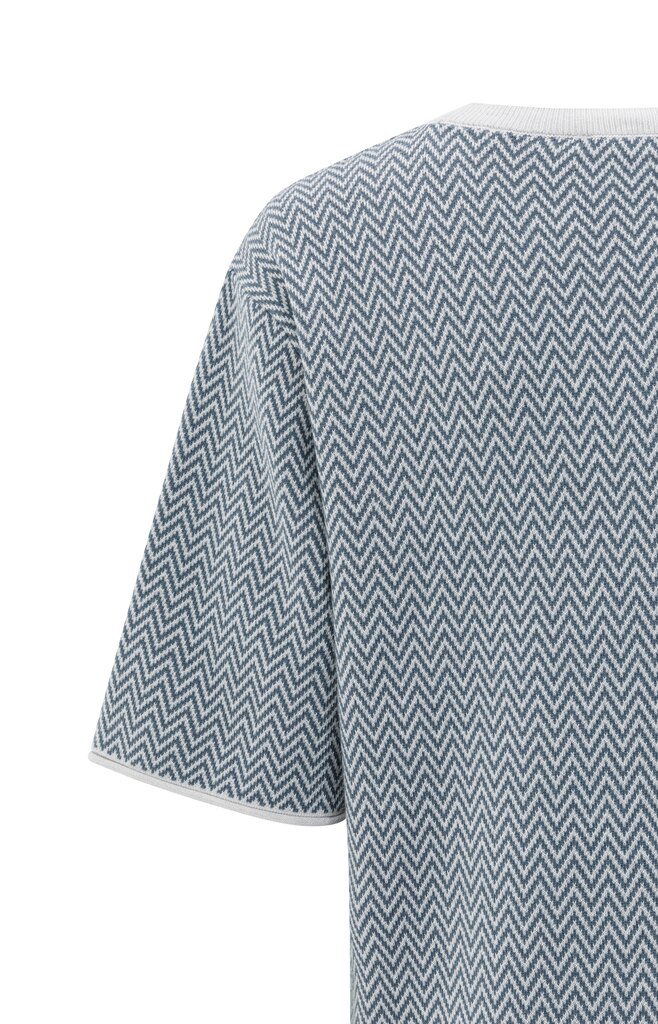 T-shirt zigzag LIGHT GREY 1-000488-508-990011