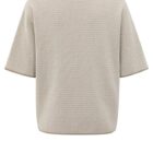 T-shirt zigzag SAND BEIGE 1-000488-508-990061