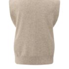 Gilet V-hals SAND MELANGE 1-010120-508-99007