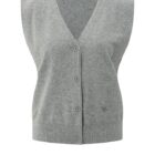 Gilet V-hals MEDIUM GREY 1-010120-508-99022