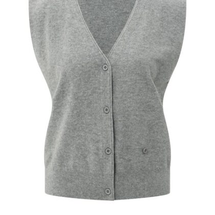 Gilet V-hals MEDIUM GREY 1-010120-508-99022