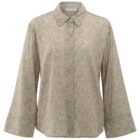 Leopard blouse GREYISH BROWN 1-201166-507-999481