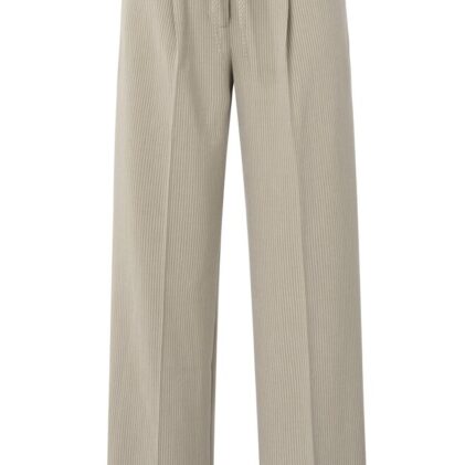 Pinstripe trousers HUMUS BEIGE 1-301180-503-513041