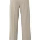 Pinstripe trousers HUMUS BEIGE 1-301180-503-513041