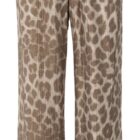 Leopard trousers MILK BROWN 1-301207-507-999511