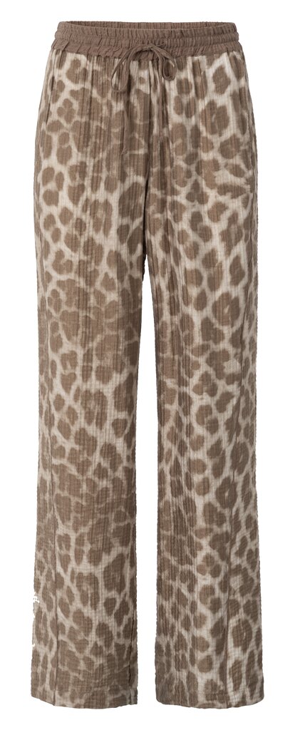 Leopard trousers MILK BROWN 1-301207-507-999511