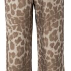 Leopard trousers MILK BROWN 1-301207-507-999511