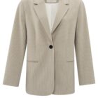 Pinstripe blazer HUMUS BEIGE 1-501065-503-513041