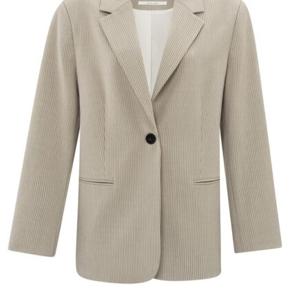 Pinstripe blazer HUMUS BEIGE 1-501065-503-513041