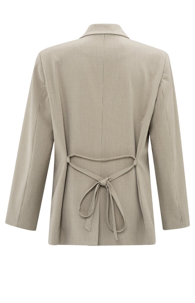 Pinstripe blazer HUMUS BEIGE 1-501065-503-513041