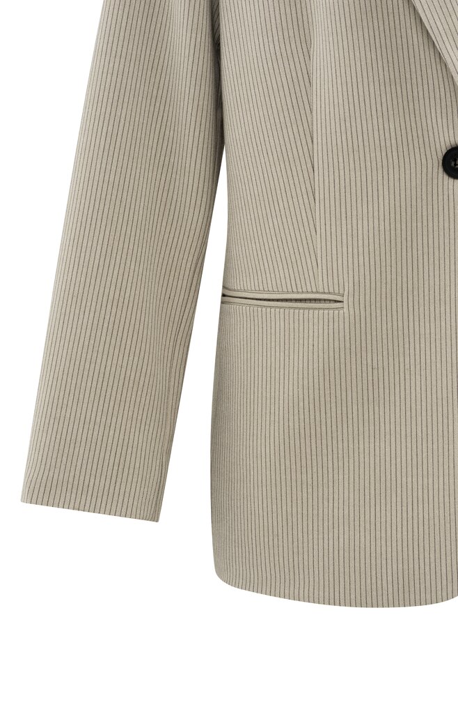 Pinstripe blazer HUMUS BEIGE 1-501065-503-513041