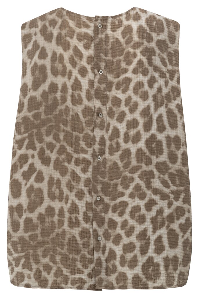 Sleeveless top MILK BROWN 1-701311-507-999511