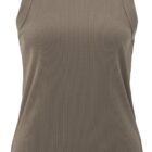 Ribbed singlet GREYISH BROWN 1-729043-507-99948