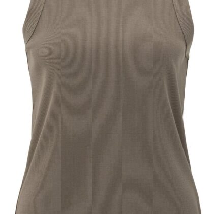 Ribbed singlet GREYISH BROWN 1-729043-507-99948
