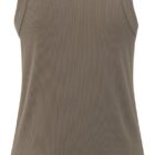 Ribbed singlet GREYISH BROWN 1-729043-507-99948