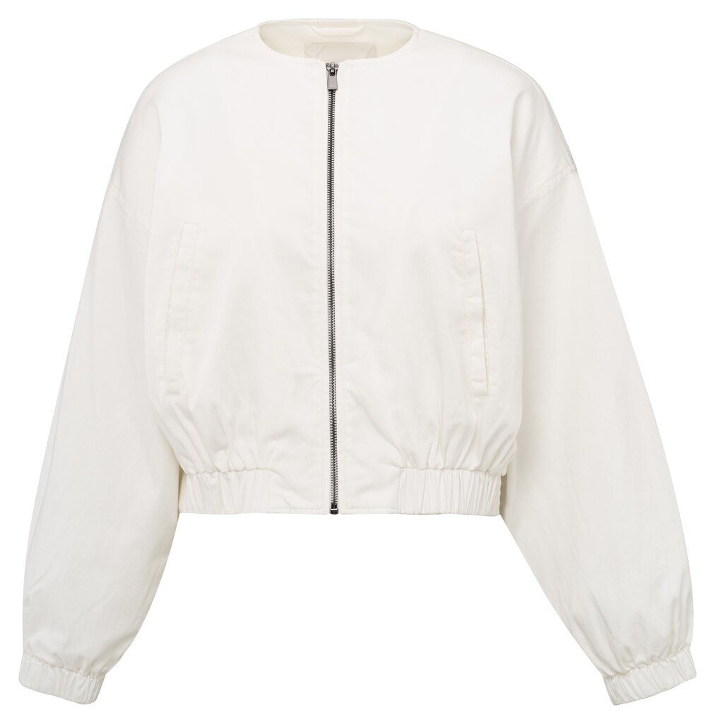 MEDIUM-02-001049-504_99983 Woven bomber jacket OFF WHITE 2-001049-504-99983