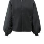 Fleece bomberjack OYSTER BLACK 2-001057-508-90205