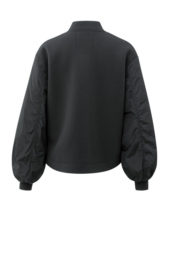 Fleece bomberjack OYSTER BLACK 2-001057-508-90205