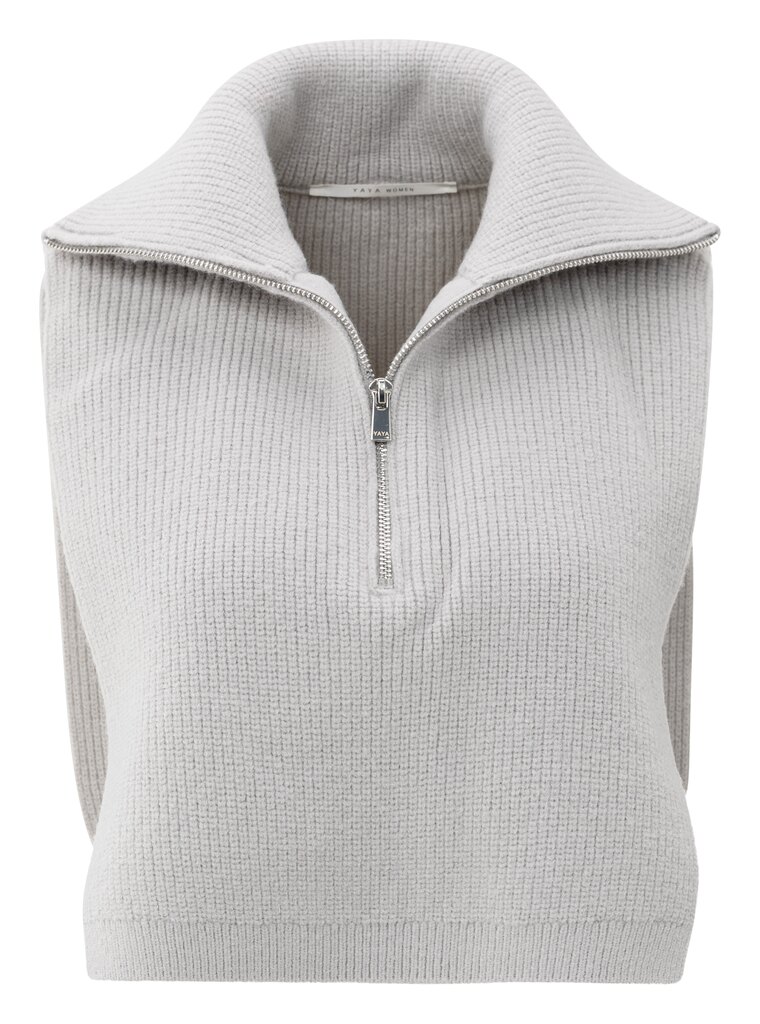 MEDIUM-03-510017-508_99001 Gebreide kraag LIGHT GREY 3-510017-508-99001