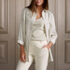 Striped blouse CHALK WHITE 1-201105-408-999531