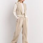 Woven trousers TWILL BEIGE 1-301178-503-99998