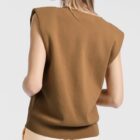 Knitted spencer CHIPMUNK BROWN 1-010107-505-71044