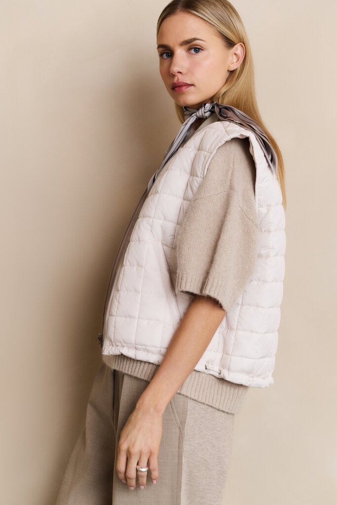 Omkeerbare bodywarmer BEIGE 2-021005-508-99013