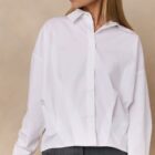 Blouse plooidetails PURE WHITE 1-201167-508-00000