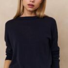 Trui met textuur INKWELL BLUE 1-000487-508-94016