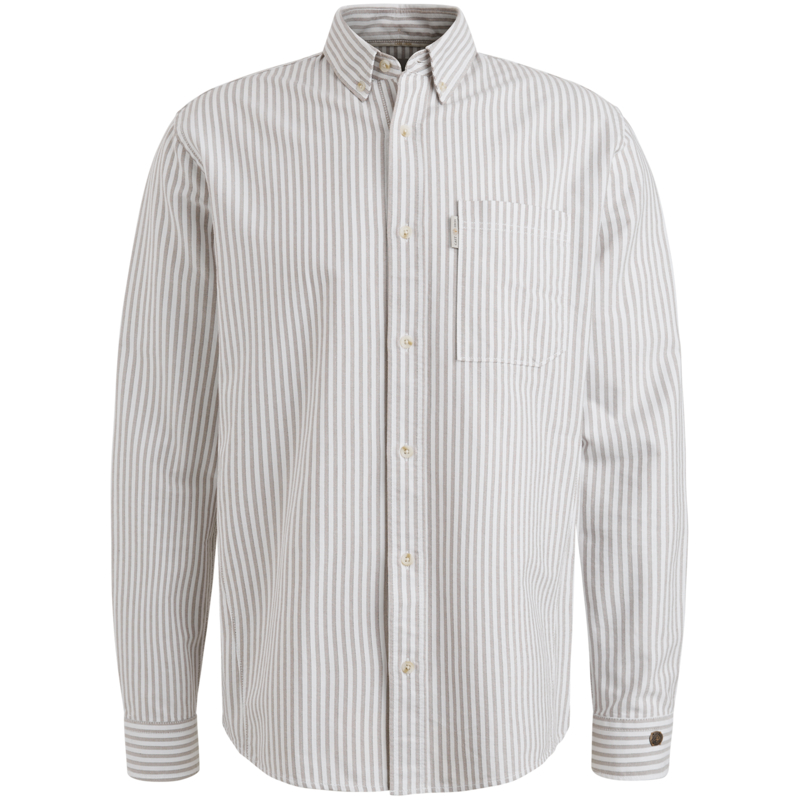 Online-CSI2508202-8025_front Shirt Oxford Stripe Brindle CSI2508202-8025