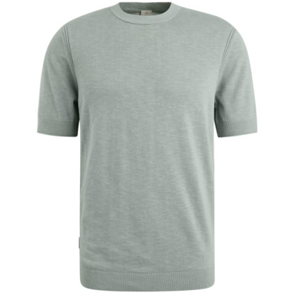 Crewneck cotton blend slub Slate CTSS2504596-5225