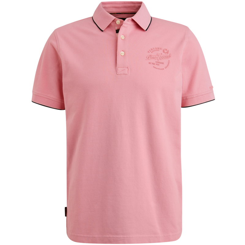 Online-PPSS2504867-4038_front Short sleeve polo Moonlight Mauve PPSS2504867-4038
