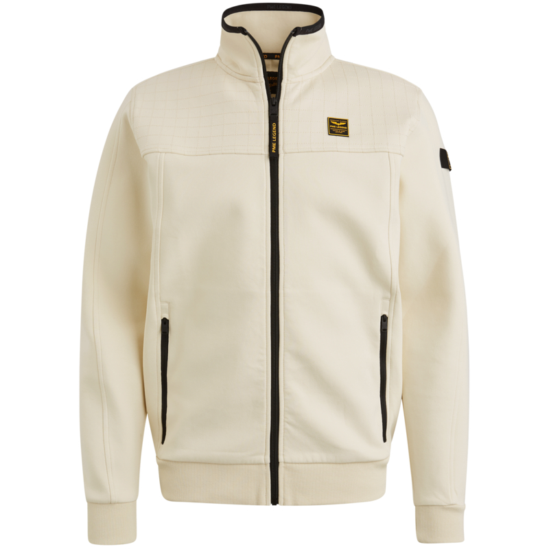 Online-PSW2502476-7013_front Zip jacket spacer look Bone White PSW2502476-7013