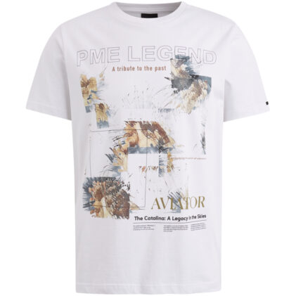 Short sleeve r-neck Bright White PTSS2503570-7003