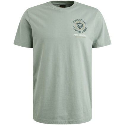 Short sleeve r-neck Silver Blue PTSS2508575-5226