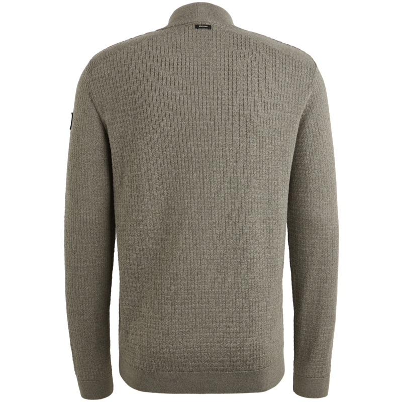 Half zip collar mouline Tea Leaf VKW2508302-6497