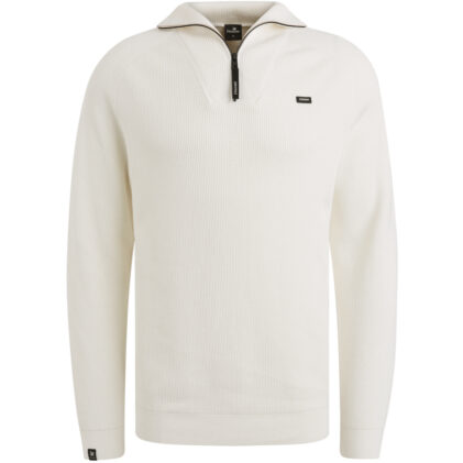 Half zip collar Cloud Dancer VKW2508307-7004