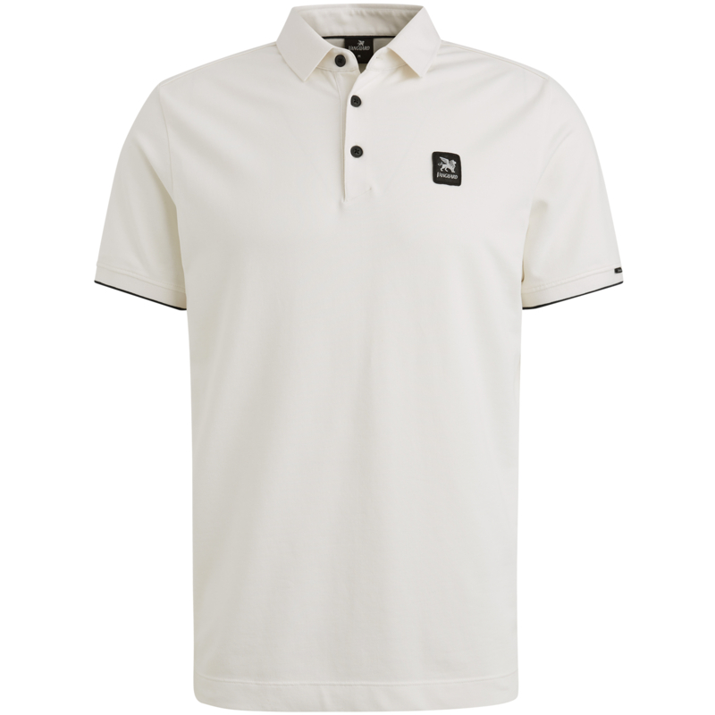 Online-VPSS2504850-7004_front Short sleeve polo Cloud Dancer VPSS2504850-7004