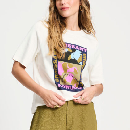 TSHIRT - Croissant Romance SP9249-100