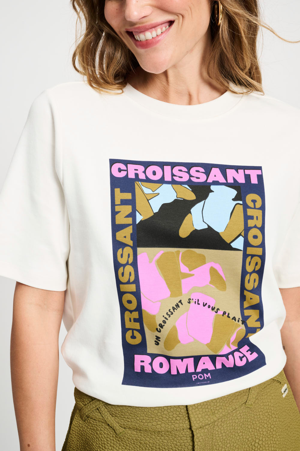TSHIRT - Croissant Romance SP9249-100