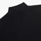 PULLOVER MOCK NECK BLACK PPVJ30004A-A