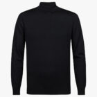 PULLOVER MOCK NECK BLACK PPVJ30004A-A