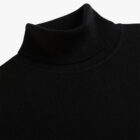 PULLOVER ROLL NECK BLACK PPVJ30005A-A