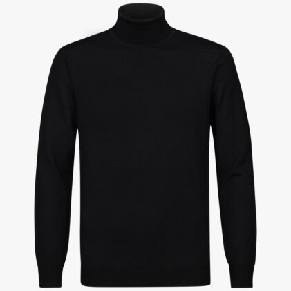 PULLOVER ROLL NECK BLACK PPVJ30005A-A